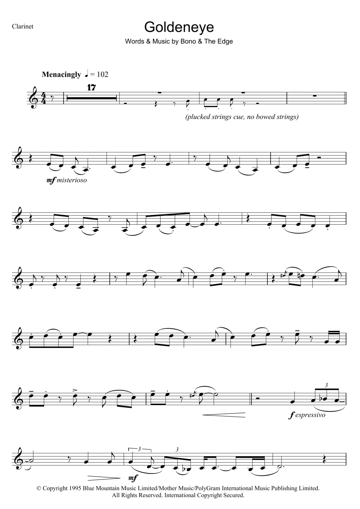 GoldenEye (Clarinet Solo)