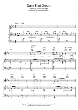 page one of Darn That Dream (Piano, Vocal & Guitar Chords)