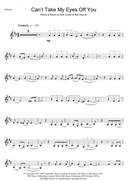 page one of Can't Take My Eyes Off Of You (Clarinet Solo)