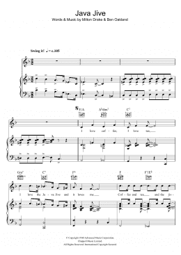 page one of Java Jive (Piano, Vocal & Guitar Chords)