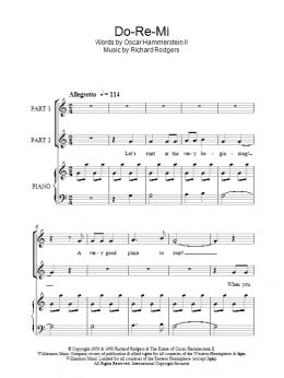 page one of Do-Re-Mi (from The Sound of Music) (arr. Rick Hein) (2-Part Choir)