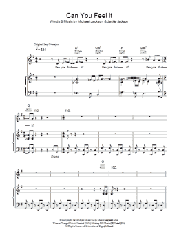 page one of Can You Feel It (Piano, Vocal & Guitar Chords)