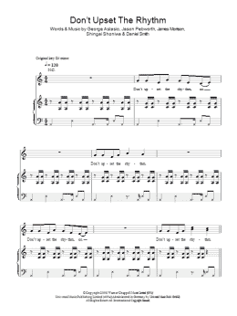 page one of Don't Upset The Rhythm (Piano, Vocal & Guitar Chords)