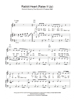 page one of Rabbit Heart (Raise It Up) (Piano, Vocal & Guitar Chords)