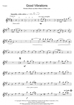 page one of Good Vibrations (Trumpet Solo)