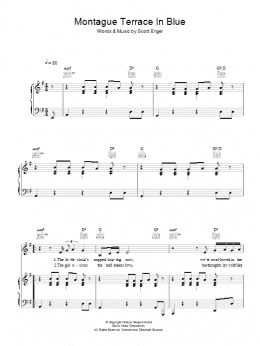 page one of Montague Terrace In Blue (Piano, Vocal & Guitar Chords)