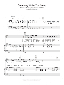 page one of Dreaming While You Sleep (Piano, Vocal & Guitar Chords)