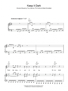 page one of Keep It Dark (Piano, Vocal & Guitar Chords)