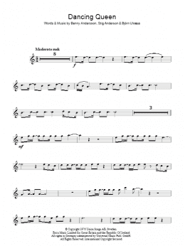 page one of Dancing Queen (Lead Sheet / Fake Book)