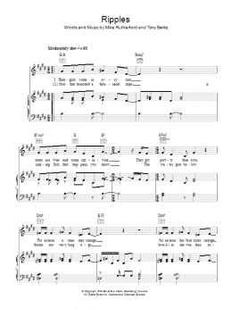page one of Ripples (Piano, Vocal & Guitar Chords)