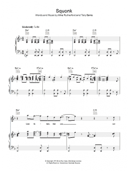 page one of Squonk (Piano, Vocal & Guitar Chords)