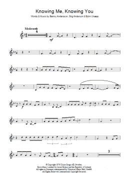 page one of Knowing Me, Knowing You (Lead Sheet / Fake Book)