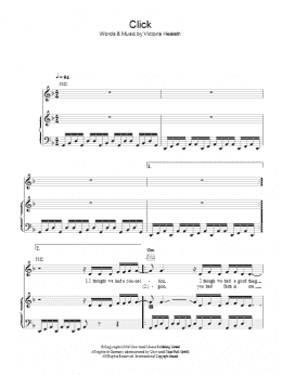 page one of Click (Piano, Vocal & Guitar Chords)