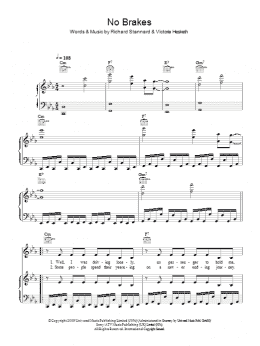 page one of No Brakes (Piano, Vocal & Guitar Chords)