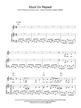 page one of Stuck On Repeat (Piano, Vocal & Guitar Chords)
