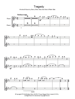 page one of Tragedy (Lead Sheet / Fake Book)