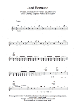 page one of Just Because (Lead Sheet / Fake Book)