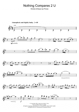 page one of Nothing Compares 2 U (Tenor Sax Solo)