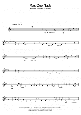 page one of Mas Que Nada (Say No More) (Trumpet Solo)