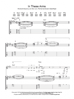 page one of In These Arms (Guitar Tab)