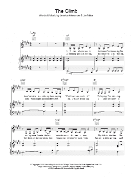 The Climb (from Hannah Montana: The (Piano, Vocal & Guitar Chords)