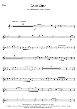 page one of Chan Chan (Flute Solo)