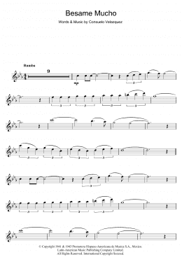 page one of Besame Mucho (Kiss Me Much) (Flute Solo)
