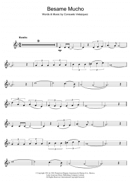page one of Besame Mucho (Kiss Me Much) (Trumpet Solo)