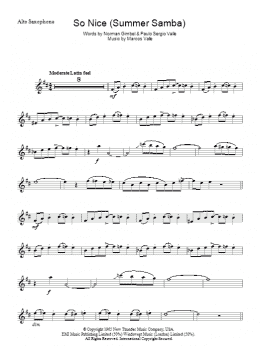 page one of So Nice (Summer Samba) (Alto Sax Solo)