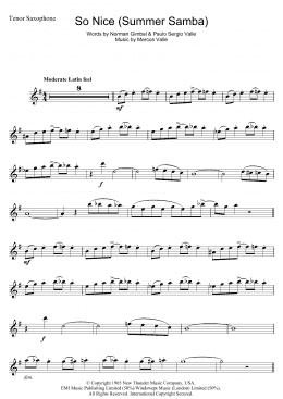 page one of So Nice (Summer Samba) (Tenor Sax Solo)