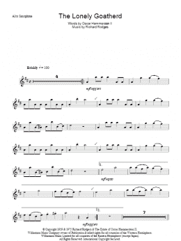 page one of The Lonely Goatherd (from The Sound of Music) (Lead Sheet / Fake Book)