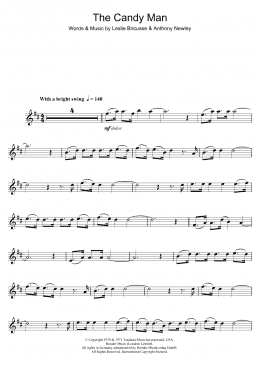 page one of The Candy Man (from Willy Wonka And The Chocolate Factory) (Flute Solo)