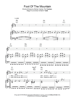 page one of Foot Of The Mountain (Piano, Vocal & Guitar Chords)