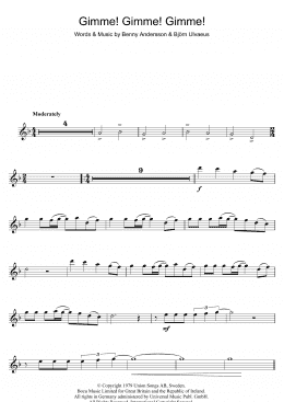 page one of Gimme! Gimme! Gimme! (A Man After Midnight) (Flute Solo)