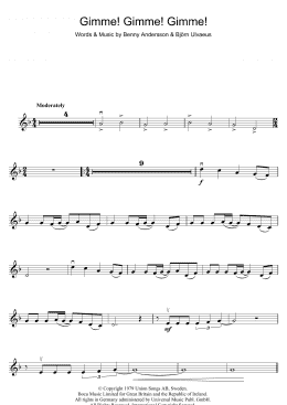 page one of Gimme! Gimme! Gimme! (A Man After Midnight) (Violin Solo)