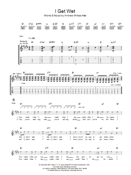 page one of I Get Wet (Guitar Tab)