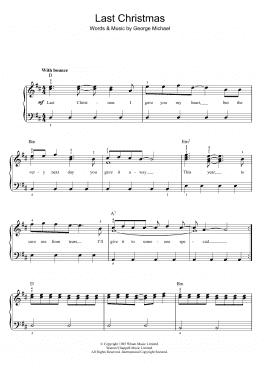 page one of Last Christmas (Beginner Piano (Abridged))