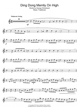 page one of Ding Dong! Merrily On High (Trumpet Solo)