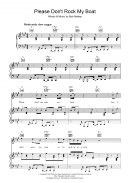 page one of Please Don't Rock My Boat (Piano, Vocal & Guitar Chords)