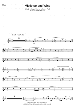 page one of Mistletoe And Wine (Flute Solo)