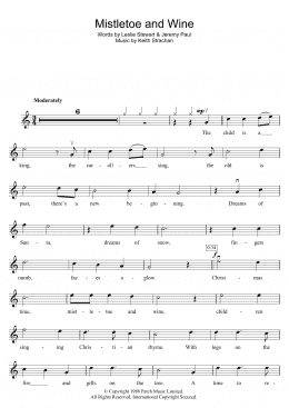 page one of Mistletoe And Wine (Violin Solo)