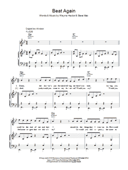 page one of Beat Again (Piano, Vocal & Guitar Chords)