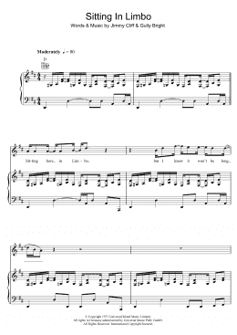 page one of Sitting In Limbo (Piano, Vocal & Guitar Chords)