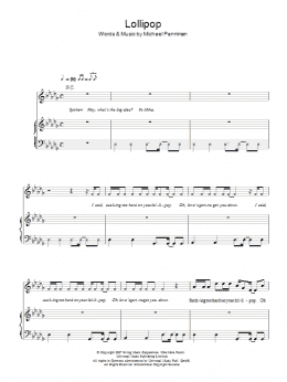 page one of Lollipop (Piano, Vocal & Guitar Chords)