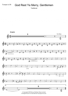 page one of God Rest Ye Merry, Gentlemen (Trumpet Solo)