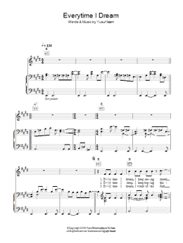 page one of Everytime I Dream (Piano, Vocal & Guitar Chords)