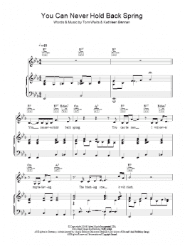 page one of You Can Never Hold Back Spring (Piano, Vocal & Guitar Chords)
