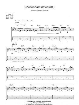 page one of Cheltenham (Interlude) (Guitar Tab)