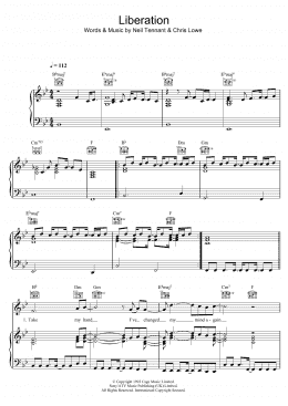 page one of Liberation (Piano, Vocal & Guitar Chords)