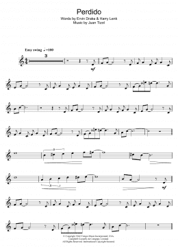 page one of Perdido (Trumpet Solo)